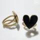 anello-cuore-oro-nero